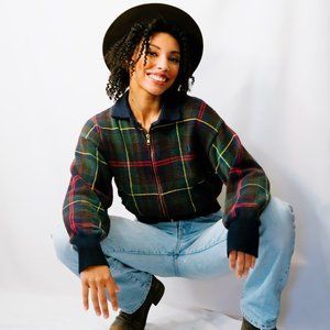 Vintage Ralph Lauren Plaid Zip Up
